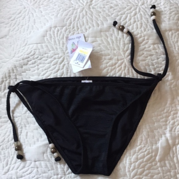 Ella Moss black The Sidepant bikini bottom - Picture 2 of 6